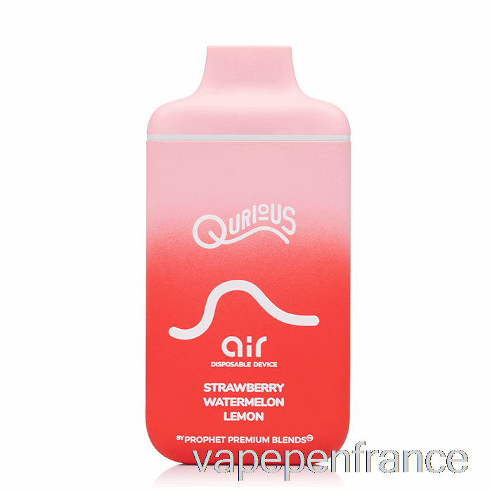 Qurious Air 6000 Stylo Jetable Fraise Pastèque Citron Vape